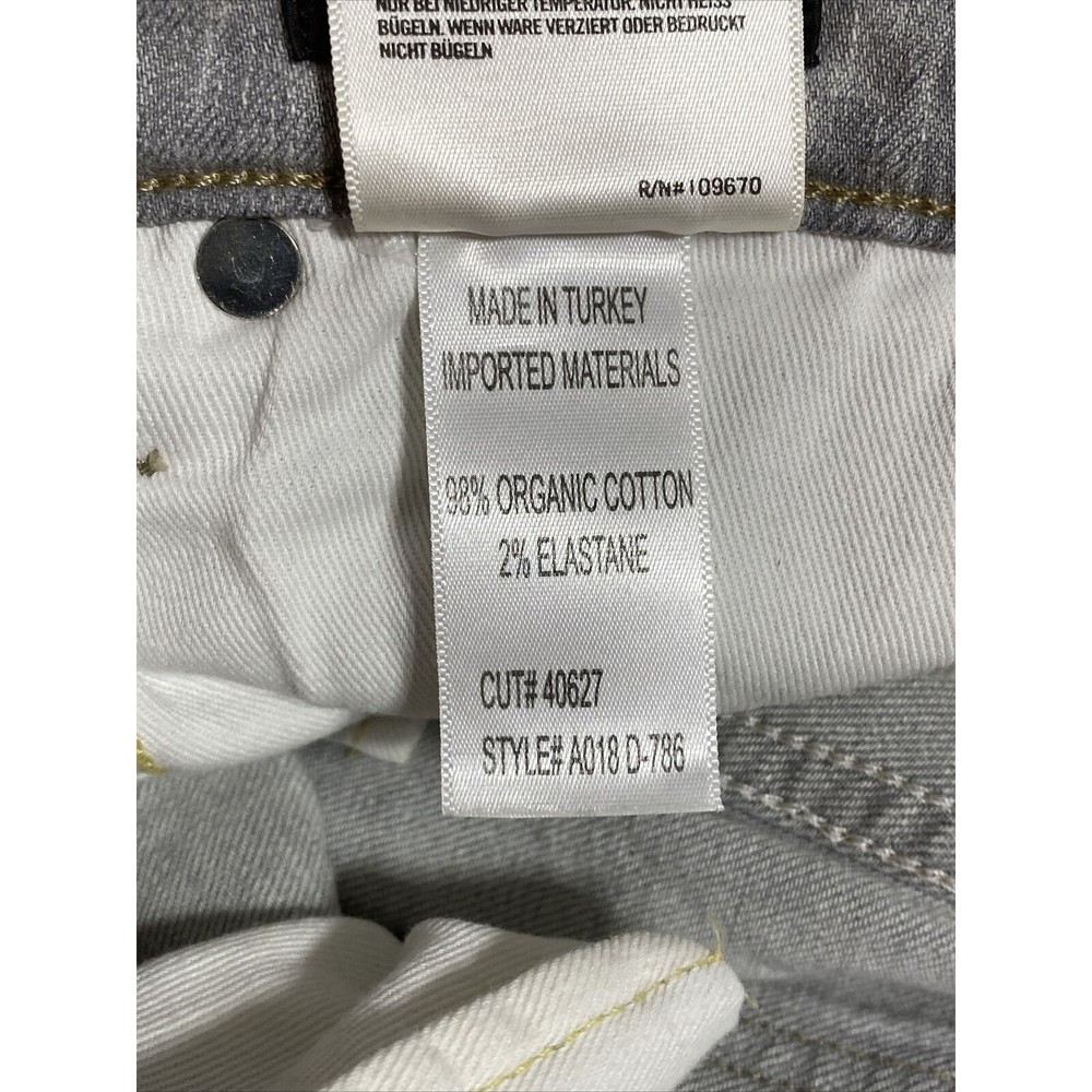 AGOLDE Jeans Women's 26 Gray Grey High Rise Ankle Skinny Stretch Distressed - Picture 14 of 14